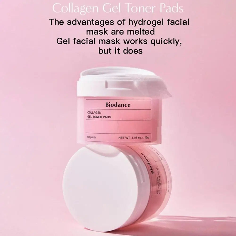 60PCS High-end Biodance Collagen Cotton Tablets Elastic Firming Pore Moisturizing Calming Low Stab Nourishing Skin Care