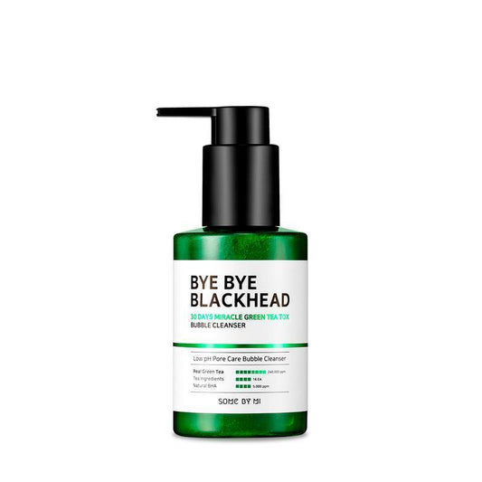 [SomeByMi] BYE ​​BYE BLACKHEAD 30 DAYS MIRACLE GREEN TEA TOX BUBBLE CLEANSER 120g