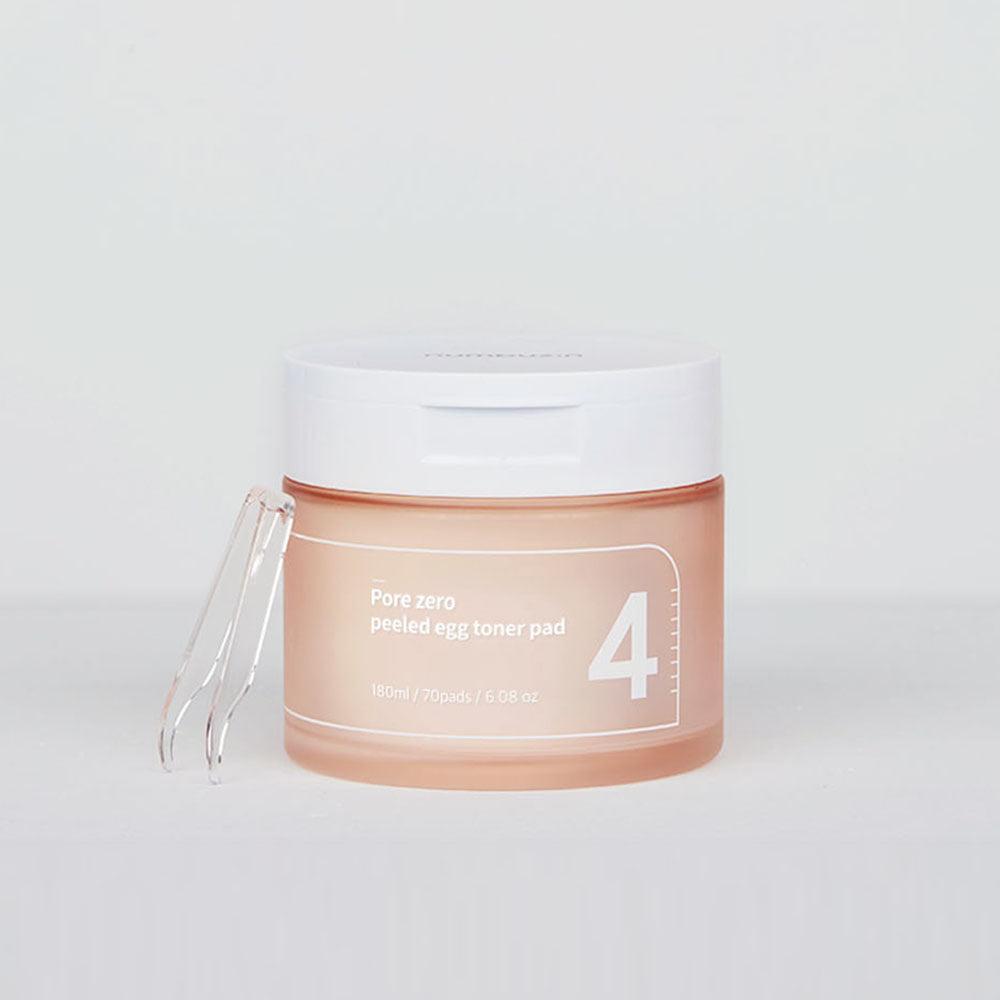 [Numbuzin] No.4 Pore Zero Soyulmuş Yumurta Tonik Pedi 70 Ped 180 ml