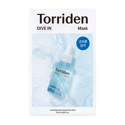 [Torriden] DIVE IN Düşük Moleküler Hyaluronik Asit Maske Sayfası 10 adet