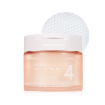 [Numbuzin] No.4 Pore Zero Soyulmuş Yumurta Tonik Pedi 70 Ped 180 ml