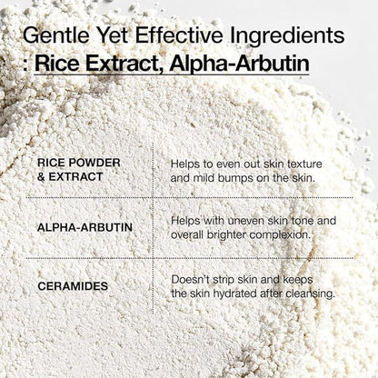[Anua] PİRİNÇ ENZİMİ PARLATICI TEMİZLEME TOZU 40g 