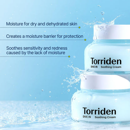 [Torriden] DIVE IN Düşük Moleküler Hyaluronik Asit Yatıştırıcı Krem 100ml