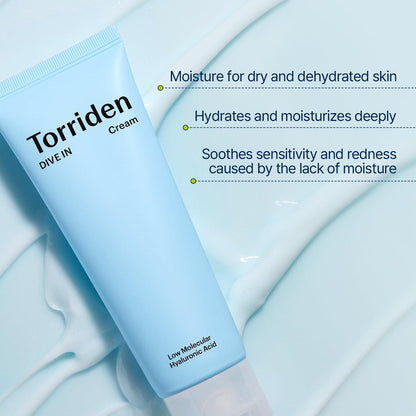 [Torriden] DIVE IN Düşük Moleküler Hyaluronik Asit Kremi 80ml