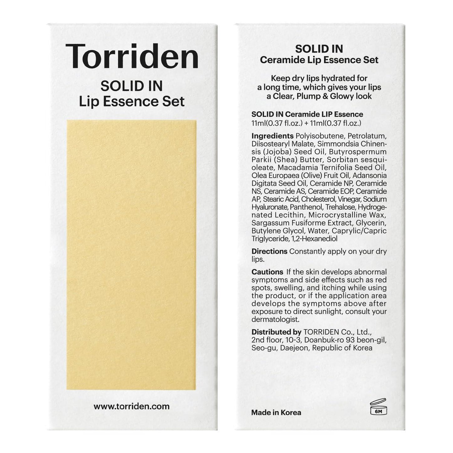 [Torriden] Solid In Ceramide Dudak Özü 11ml