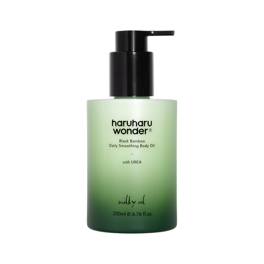 [haruharuwonder] Siyah Bambu Günlük Yatıştırıcı Vücut Yağı 200ml