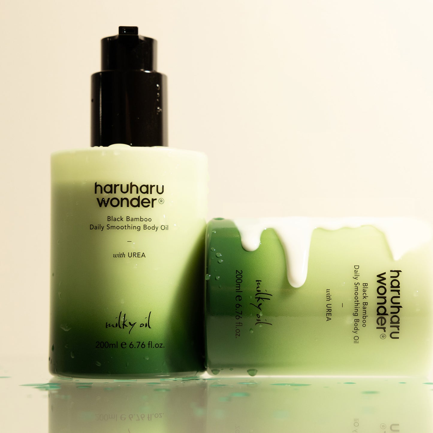 [haruharuwonder] Siyah Bambu Günlük Yatıştırıcı Vücut Yağı 200ml