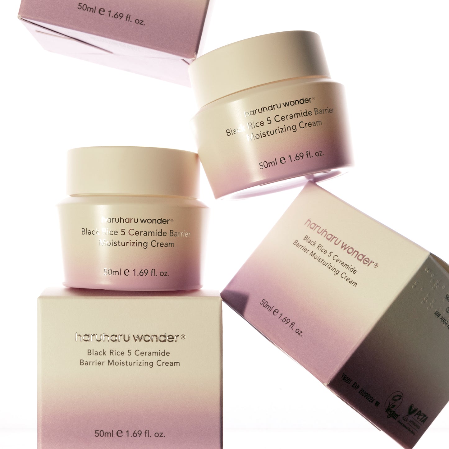[haruharuwonder] Siyah Pirinç 5 Seramid Bariyer Nemlendirici Krem 50ml