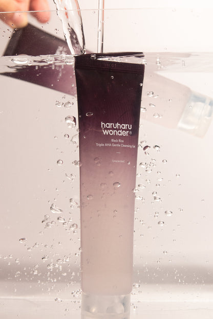 [Haruharuwonder] Black Rice Üçlü AHA Yumuşak Temizleme Jeli Kokusuz 100ml