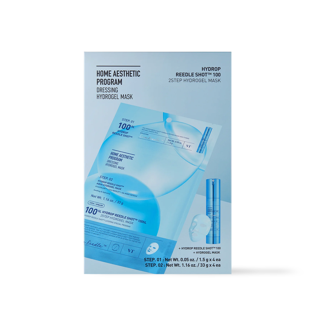 [VT Cosmetics] HYDROP Reedle Shot 100hl Hydrogel Mask